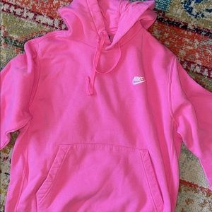 hot pink nike hoodie